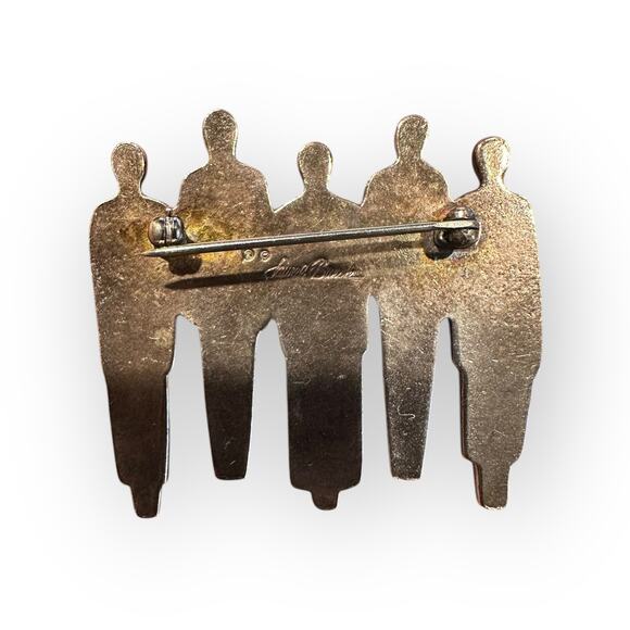 Laurel Burch People Tribe Brooch Pin - Picture 2 of 4